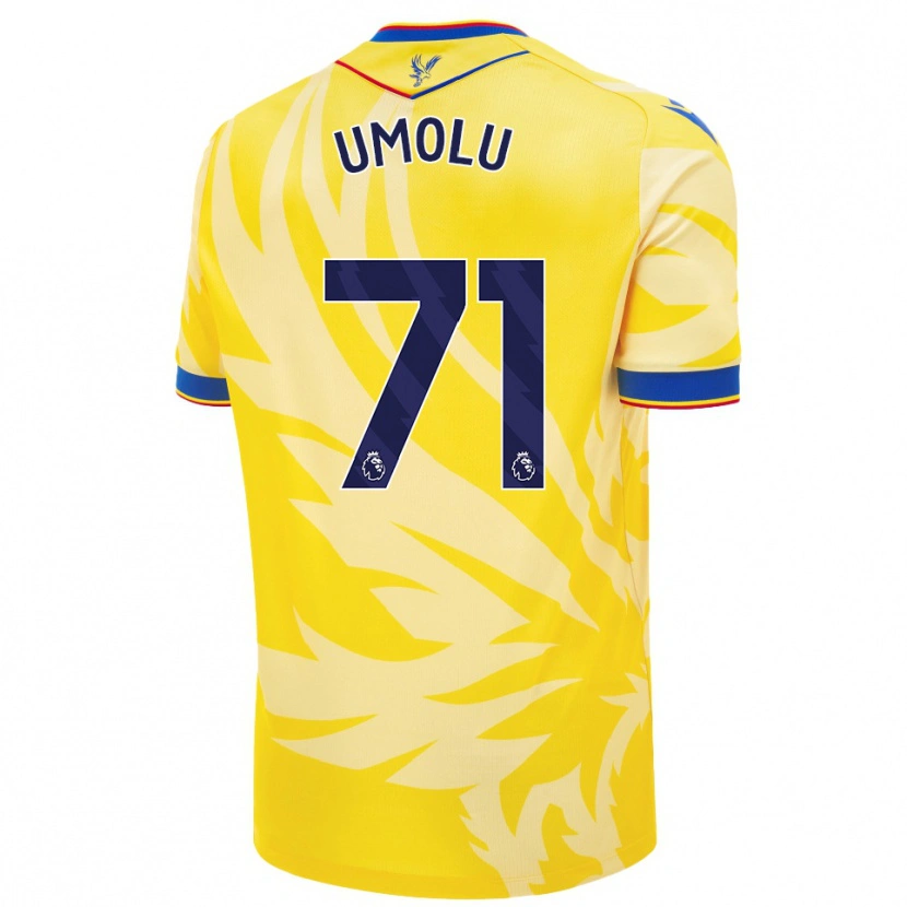 Danxen Women Jemiah Umolu #71 Yellow Away Jersey 2024/25 T-Shirt