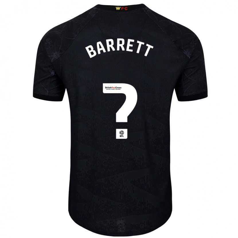 Danxen Women Hayden Barrett #0 Black White Away Jersey 2024/25 T-Shirt