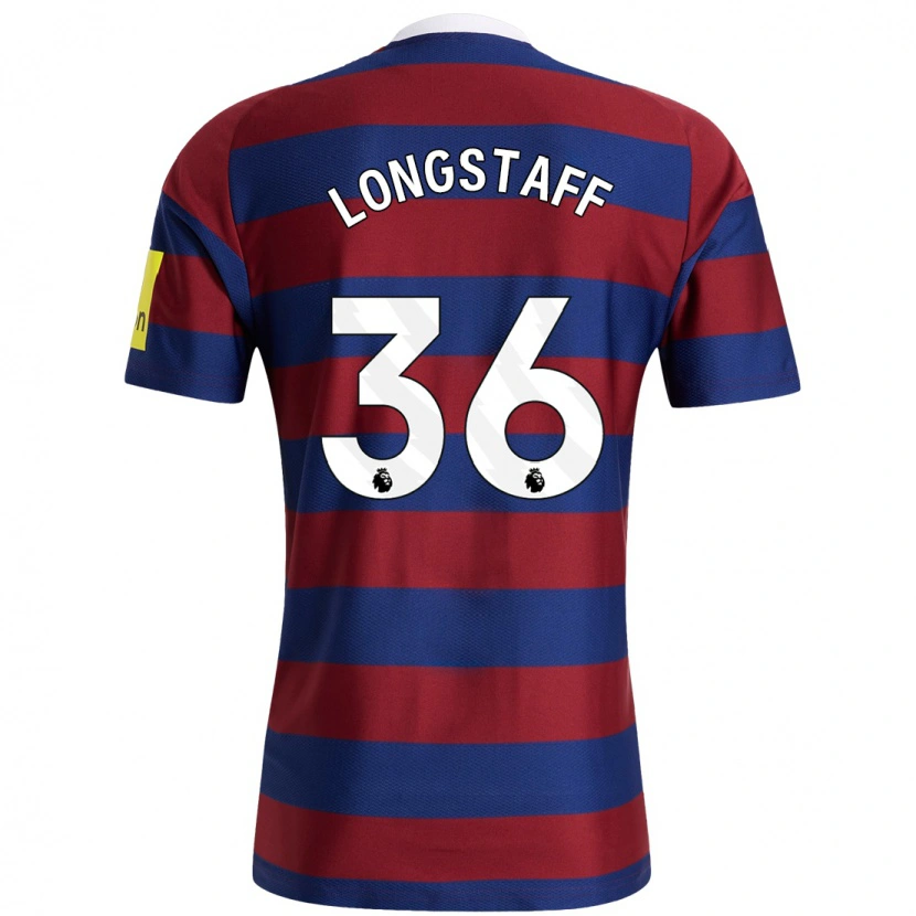 Danxen Women Sean Longstaff #36 Burgundy Navy Blue Away Jersey 2024/25 T-Shirt