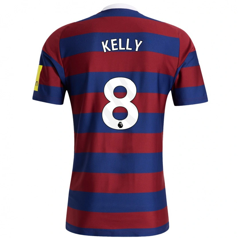 Danxen Women Emma Kelly #8 Burgundy Navy Blue Away Jersey 2024/25 T-Shirt