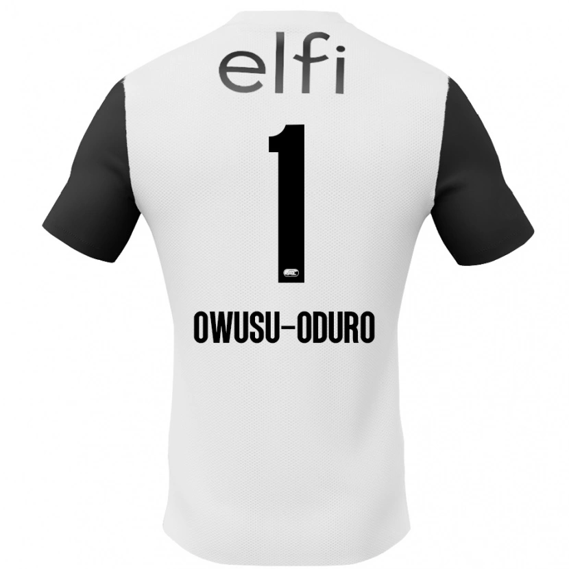 Danxen Women Rome Jayden Owusu-Oduro #1 White Black Away Jersey 2024/25 T-Shirt