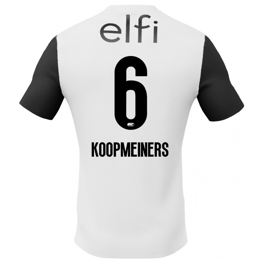 Danxen Women Peer Koopmeiners #6 White Black Away Jersey 2024/25 T-Shirt