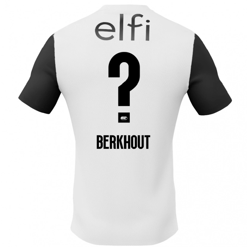 Danxen Women Jorn Berkhout #0 White Black Away Jersey 2024/25 T-Shirt