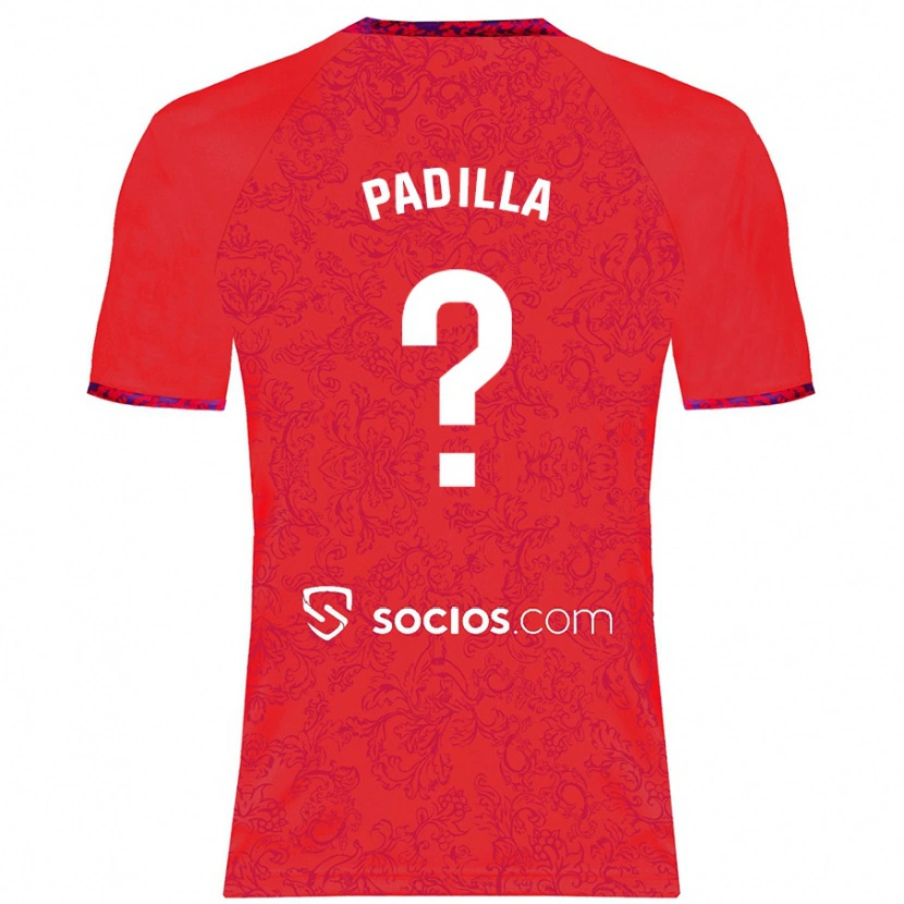 Danxen Women Natalia Padilla #0 Red Away Jersey 2024/25 T-Shirt