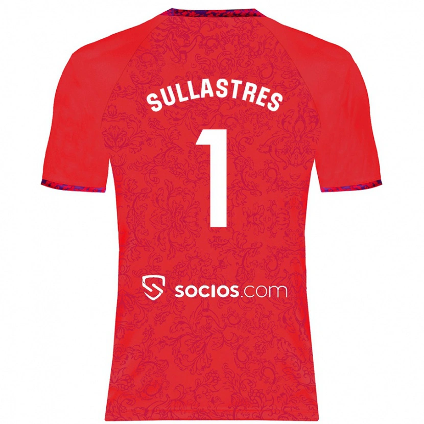 Danxen Women Esther Sullastres #1 Red Away Jersey 2024/25 T-Shirt