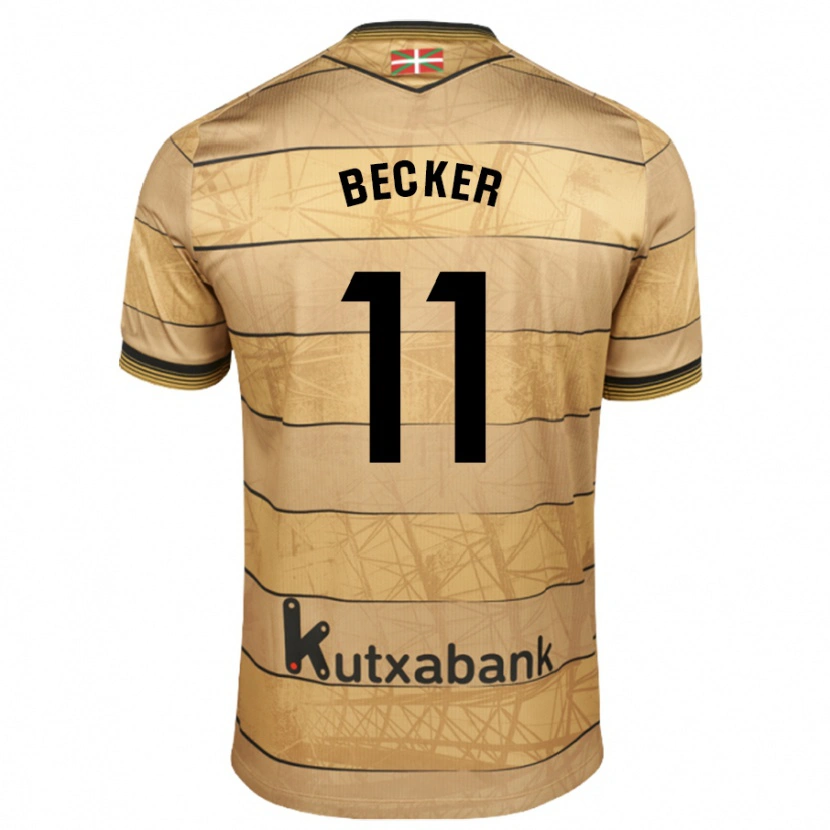 Danxen Women Sheraldo Becker #11 Brown Away Jersey 2024/25 T-Shirt