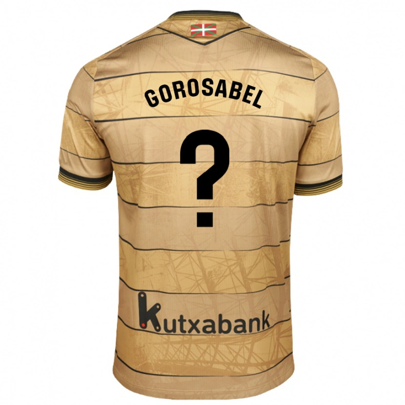 Danxen Women Gorka Gorosabel #0 Brown Away Jersey 2024/25 T-Shirt