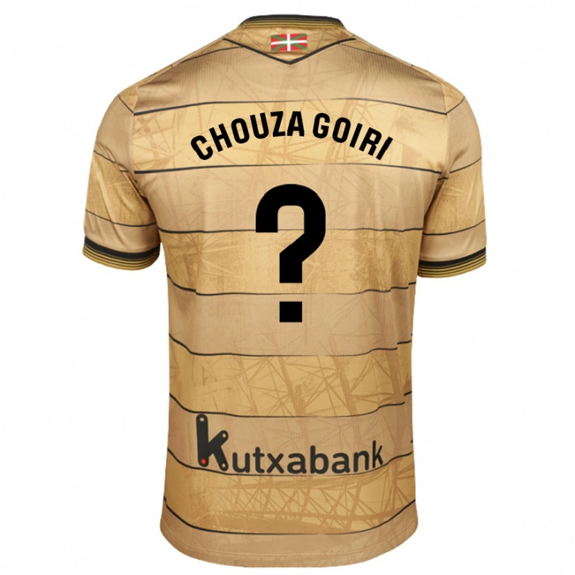Danxen Women Nicolás Chouza Goiri #0 Brown Away Jersey 2024/25 T-Shirt