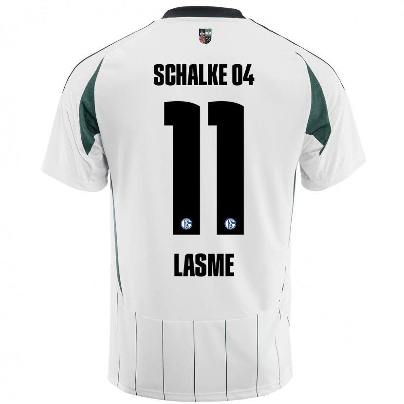 Danxen Women Bryan Lasme #11 White Green Away Jersey 2024/25 T-Shirt