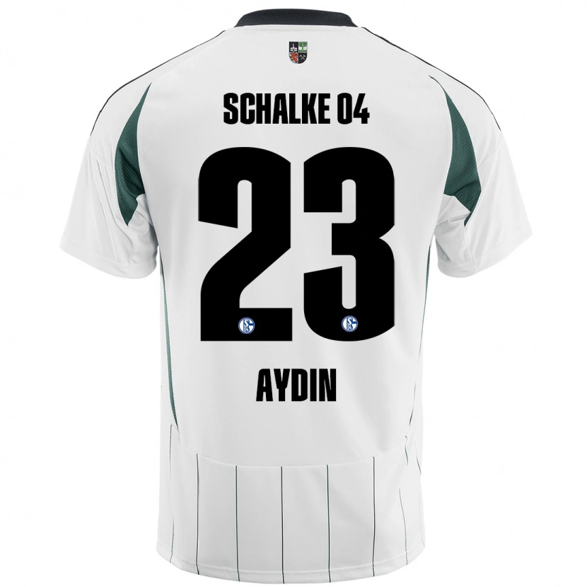 Danxen Women Mehmet Aydın #23 White Green Away Jersey 2024/25 T-Shirt
