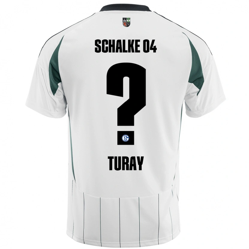Danxen Women Osman Turay #0 White Green Away Jersey 2024/25 T-Shirt