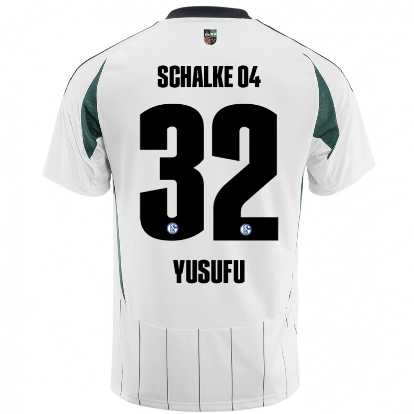 Danxen Women Faaris Yusufu #32 White Green Away Jersey 2024/25 T-Shirt