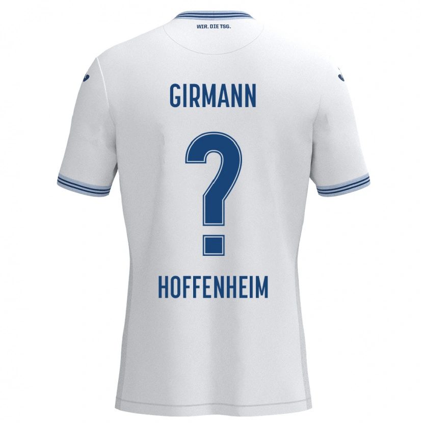 Danxen Women David Girmann #0 White Blue Away Jersey 2024/25 T-Shirt