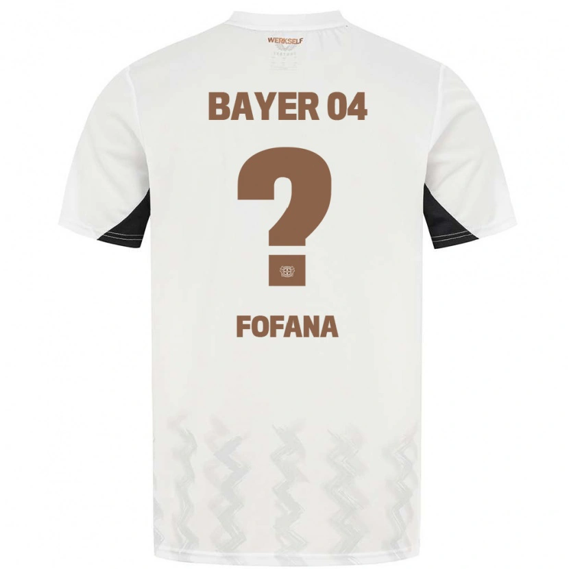 Danxen Women Sadik Fofana #0 White Black Away Jersey 2024/25 T-Shirt