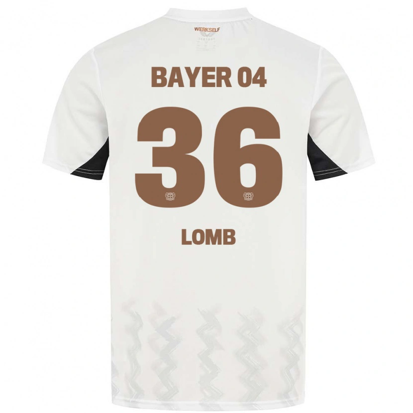 Danxen Women Niklas Lomb #36 White Black Away Jersey 2024/25 T-Shirt