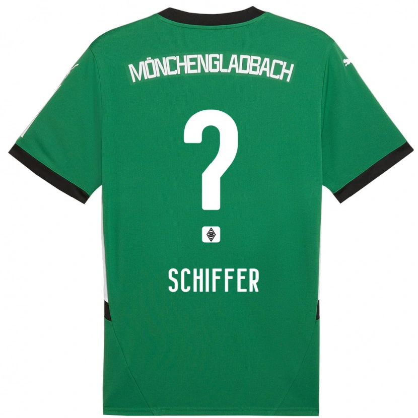 Danxen Women Ben Schiffer #0 Green White Away Jersey 2024/25 T-Shirt
