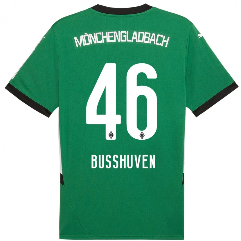 Danxen Women Alina Busshuven #46 Green White Away Jersey 2024/25 T-Shirt