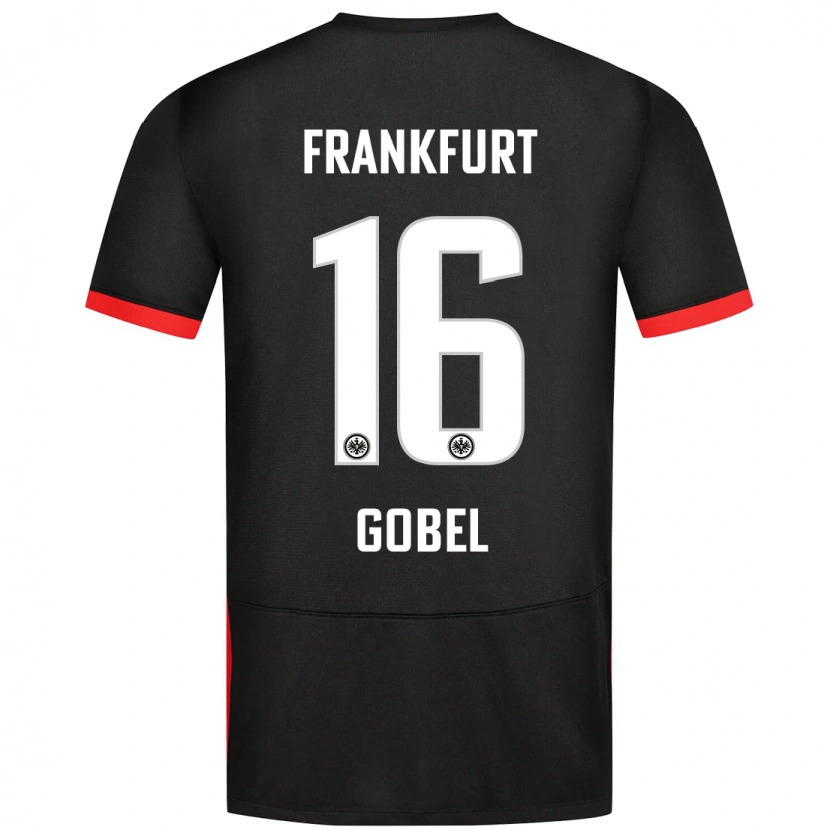 Danxen Women Marlon Göbel #16 Black Away Jersey 2024/25 T-Shirt