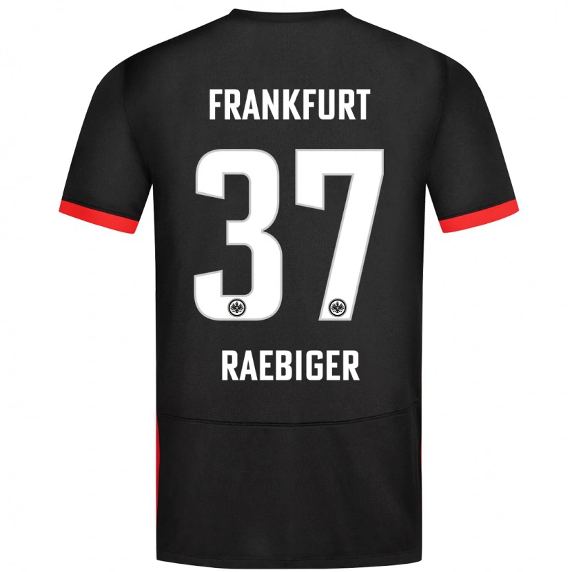 Danxen Women Sidney Raebiger #37 Black Away Jersey 2024/25 T-Shirt