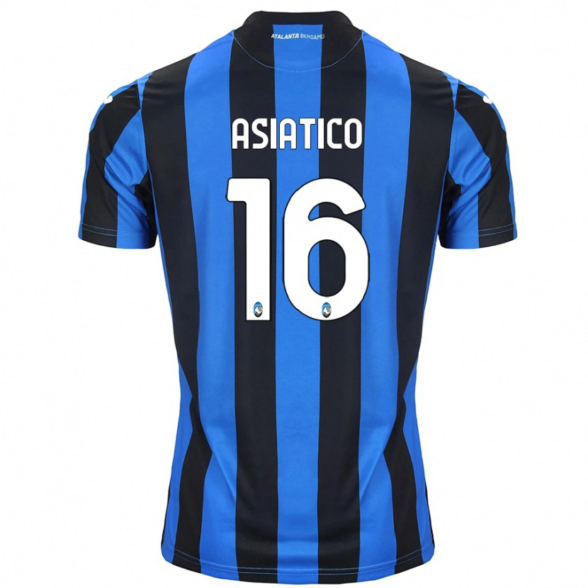 Danxen Kid Pietro Asiatico #16 Blue Black Home Jersey 2024/25 T-Shirt