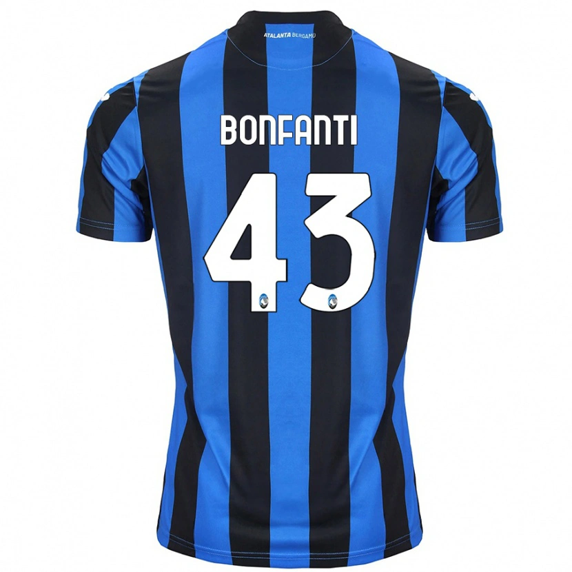 Danxen Kid Giovanni Bonfanti #43 Blue Black Home Jersey 2024/25 T-Shirt