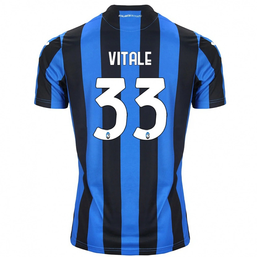 Danxen Kid Francesca Vitale #33 Blue Black Home Jersey 2024/25 T-Shirt