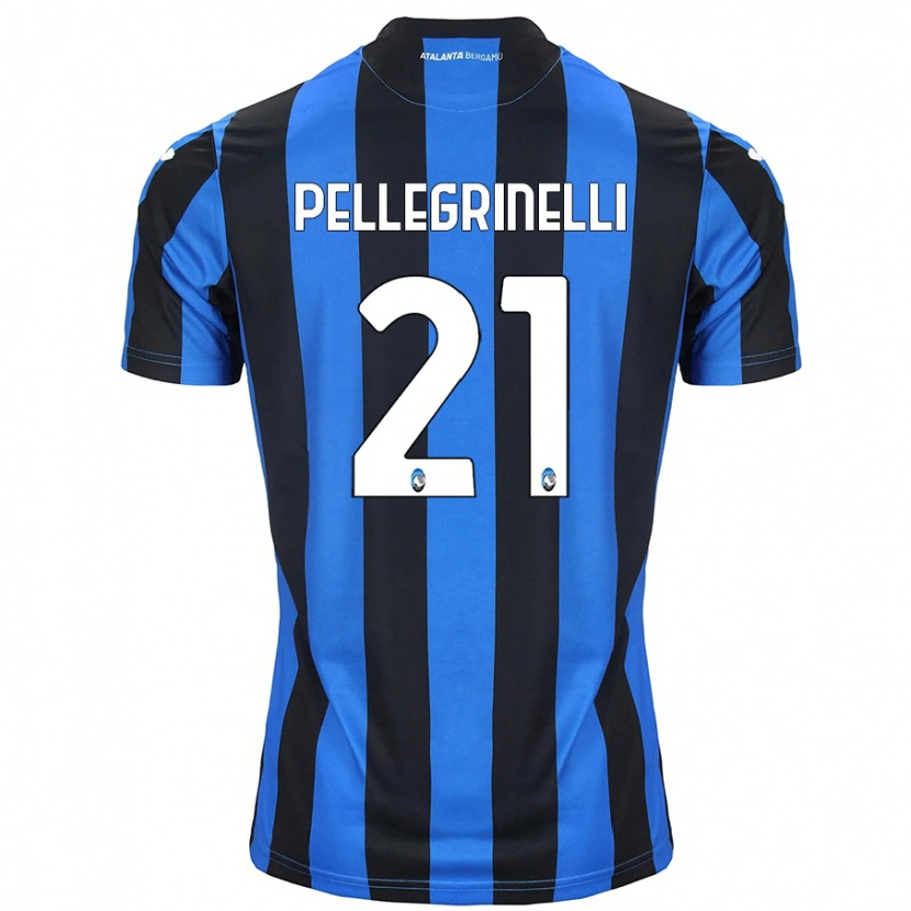 Danxen Kid Giorgia Pellegrinelli #21 Blue Black Home Jersey 2024/25 T-Shirt