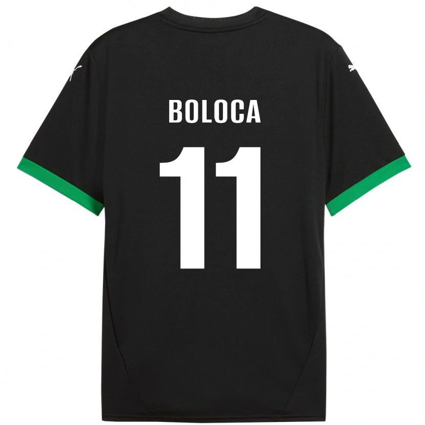 Danxen Kid Daniel Boloca #11 Black Dark Green Home Jersey 2024/25 T-Shirt