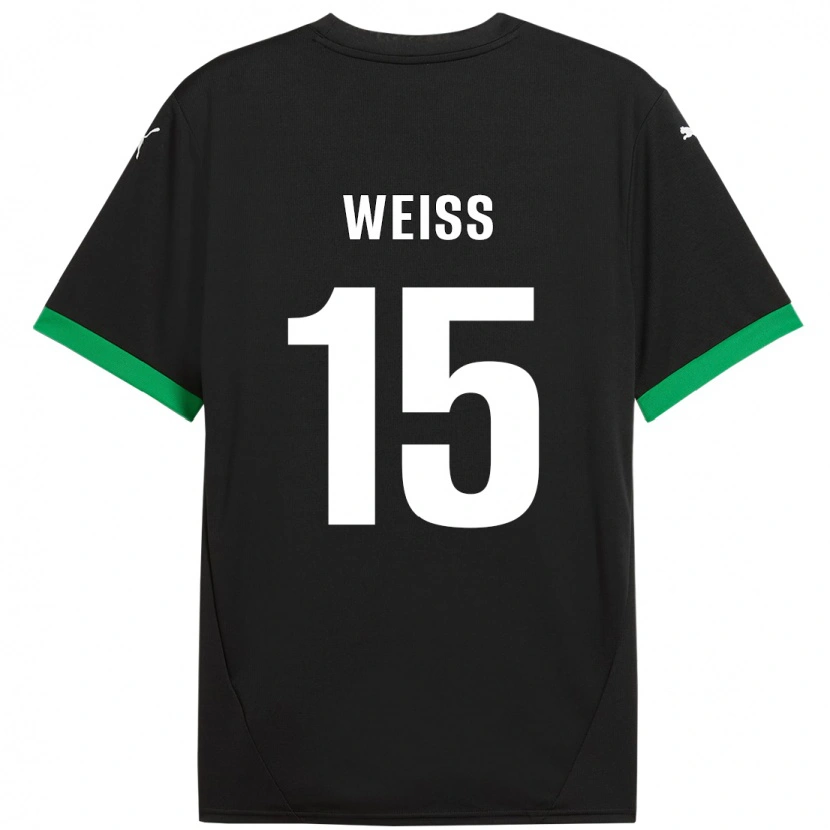 Danxen Kid David Weiss #15 Black Dark Green Home Jersey 2024/25 T-Shirt