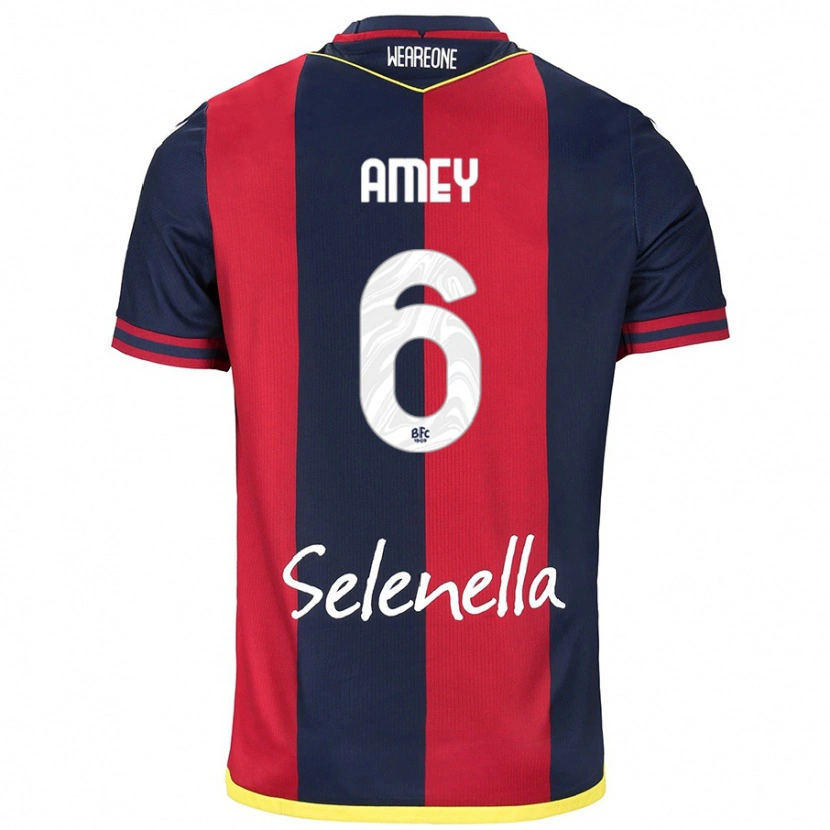 Danxen Kid Wisdom Amey #6 Red Royal Blue Home Jersey 2024/25 T-Shirt