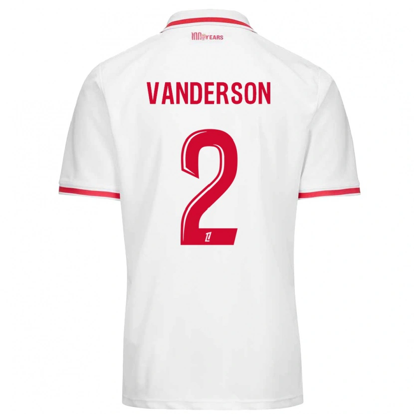 Danxen Kid Vanderson #2 White Red Home Jersey 2024/25 T-Shirt
