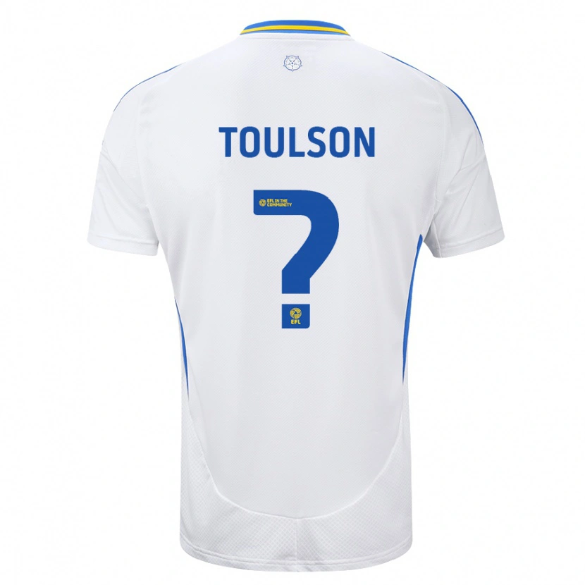 Danxen Kid Daniel Toulson #0 White Blue Home Jersey 2024/25 T-Shirt
