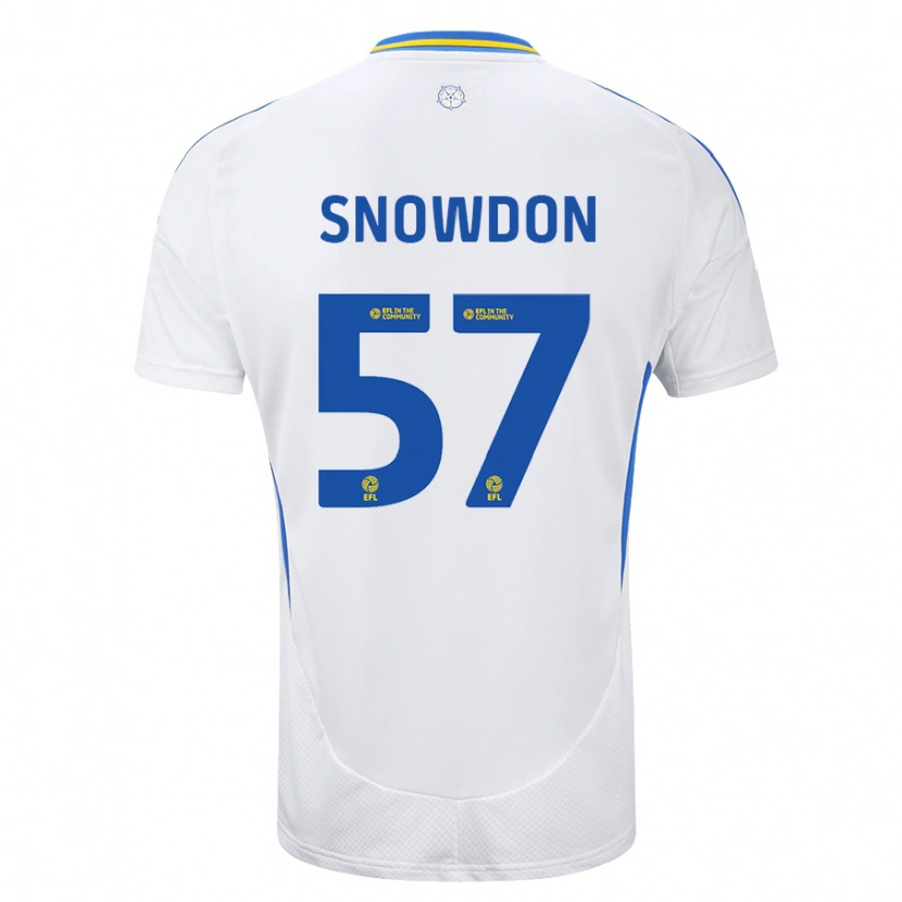 Danxen Kid Joe Snowdon #57 White Blue Home Jersey 2024/25 T-Shirt