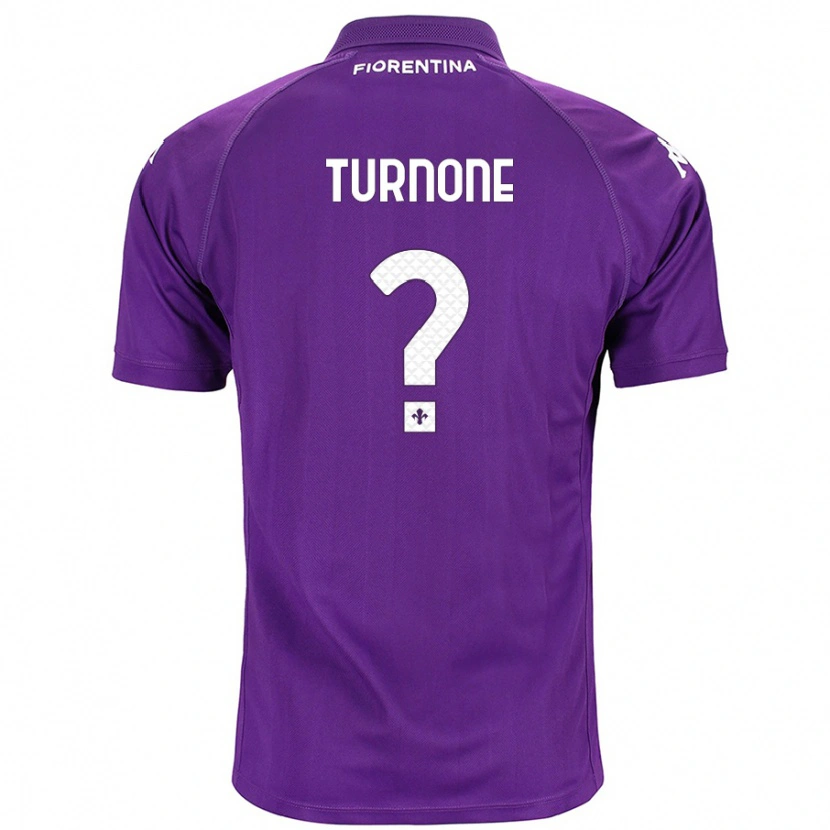 Danxen Kid Niccolò Turnone #0 Purple Home Jersey 2024/25 T-Shirt