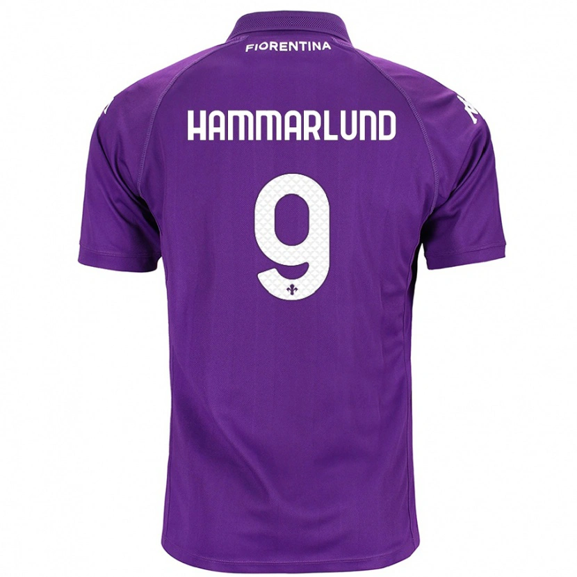 Danxen Kid Pauline Hammarlund #9 Purple Home Jersey 2024/25 T-Shirt