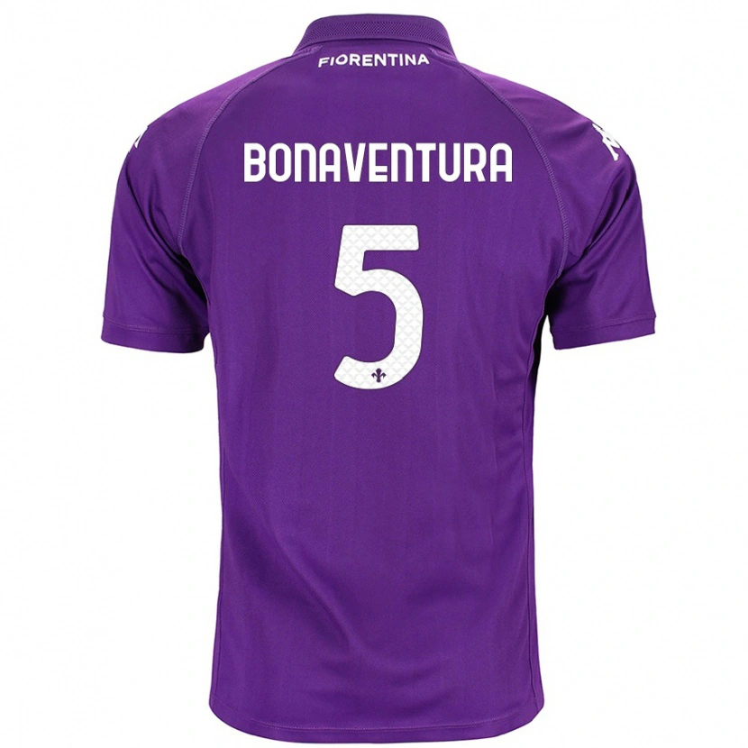 Danxen Kid Giacomo Bonaventura #5 Purple Home Jersey 2024/25 T-Shirt