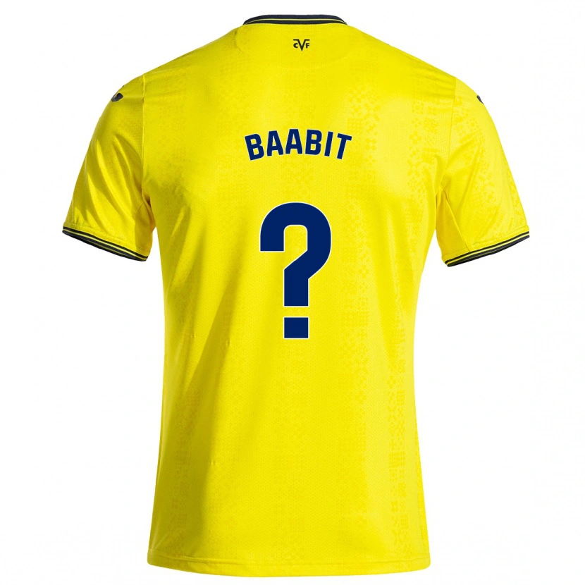 Danxen Kid Adam Baabit #0 Yellow Black Home Jersey 2024/25 T-Shirt