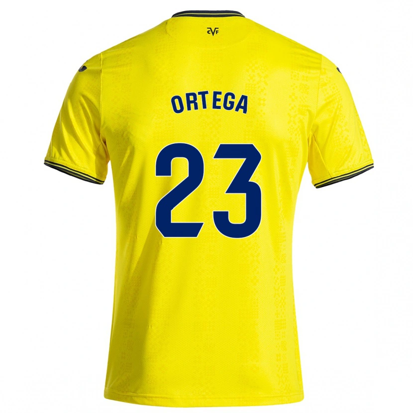 Danxen Kid Jordi Ortega #23 Yellow Black Home Jersey 2024/25 T-Shirt