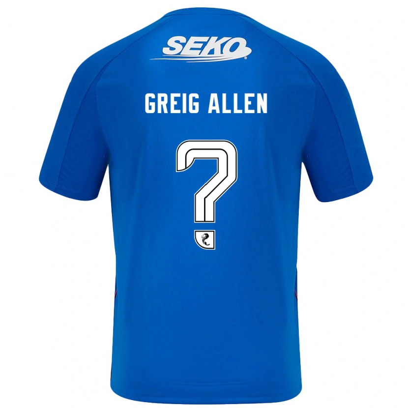 Danxen Kid Greig Allen #0 Dark Blue Home Jersey 2024/25 T-Shirt