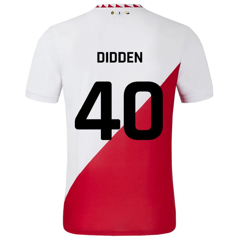 Danxen Kid Matisse Didden #40 White Red Home Jersey 2024/25 T-Shirt