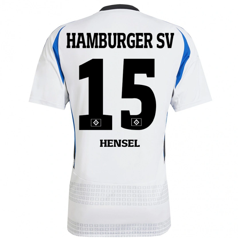 Danxen Kid Janoah Hensel #15 White Blue Home Jersey 2024/25 T-Shirt