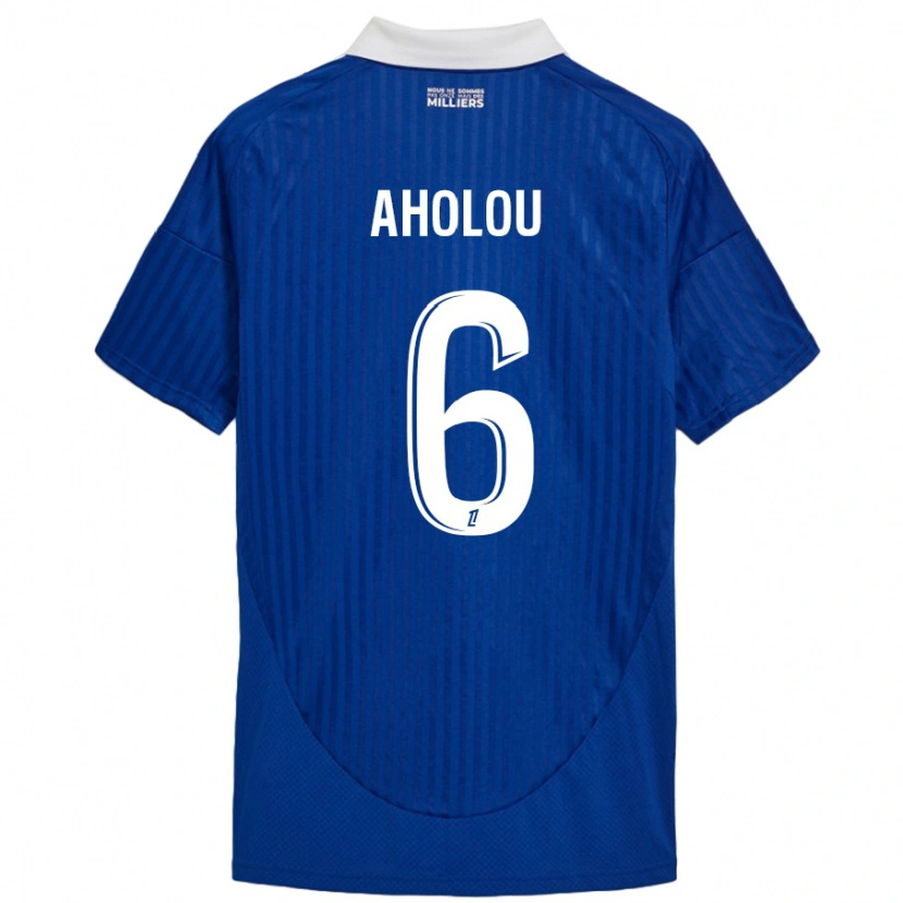 Danxen Kid Jean-Eudes Aholou #6 Blue White Home Jersey 2024/25 T-Shirt