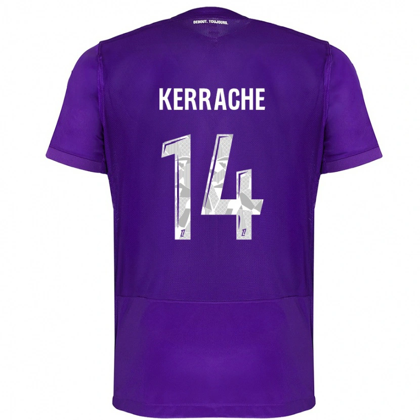 Danxen Kid Marina Kerrache #14 Purple White Home Jersey 2024/25 T-Shirt