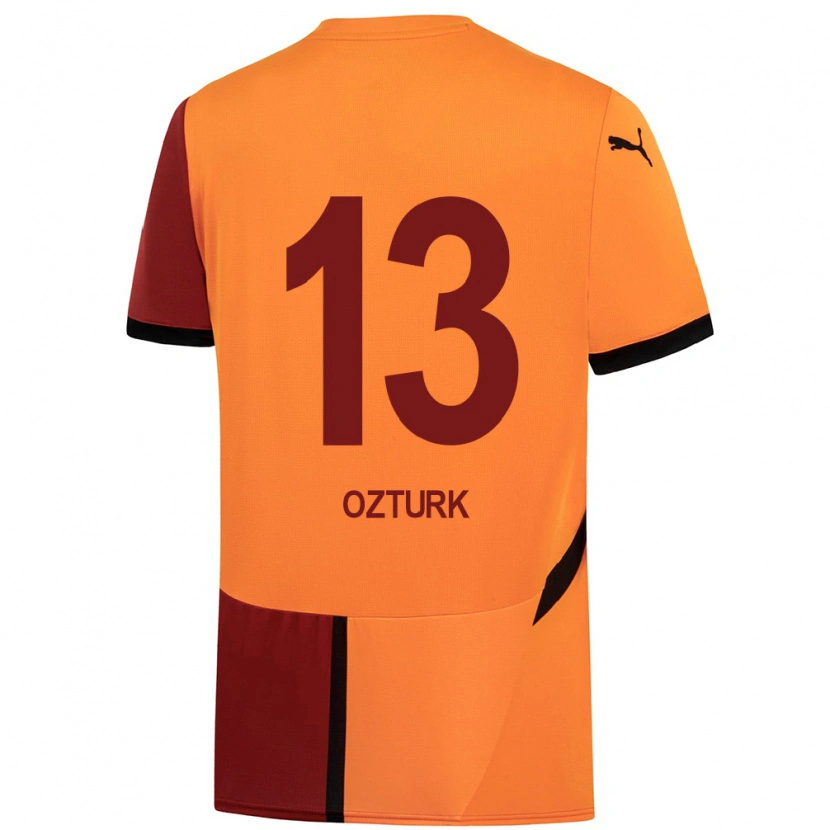 Danxen Kid Fatma Sare Öztürk #13 Yellow Red Home Jersey 2024/25 T-Shirt