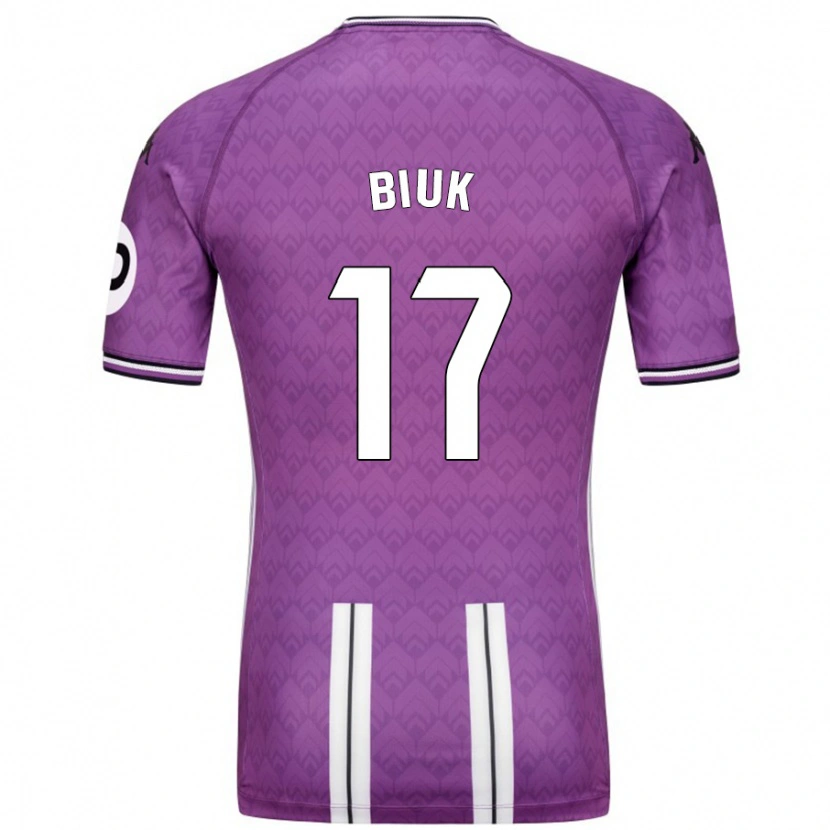 Danxen Kid Stipe Biuk #17 Purple White Home Jersey 2024/25 T-Shirt