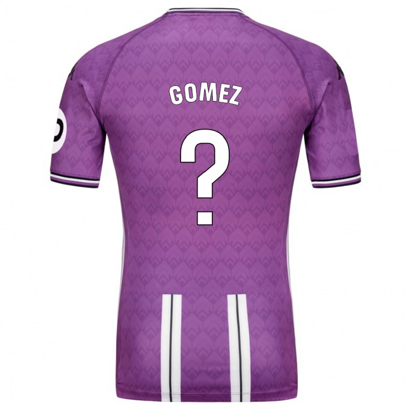 Danxen Kid Adrián Gómez #0 Purple White Home Jersey 2024/25 T-Shirt