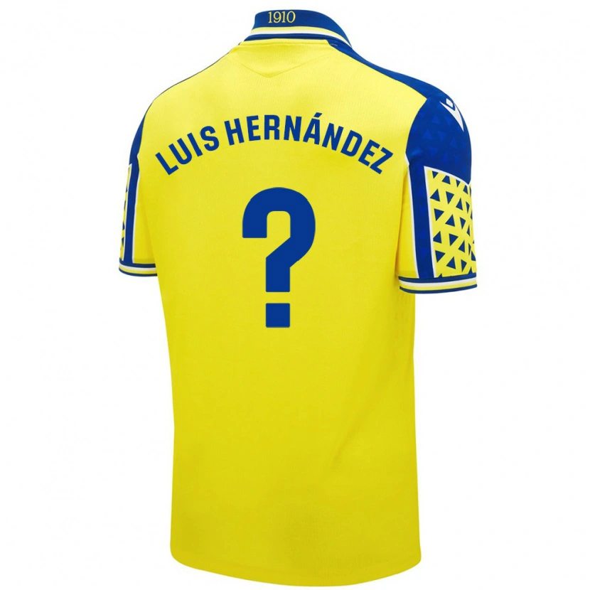 Danxen Kid Luis Hernández #0 Yellow Blue Home Jersey 2024/25 T-Shirt