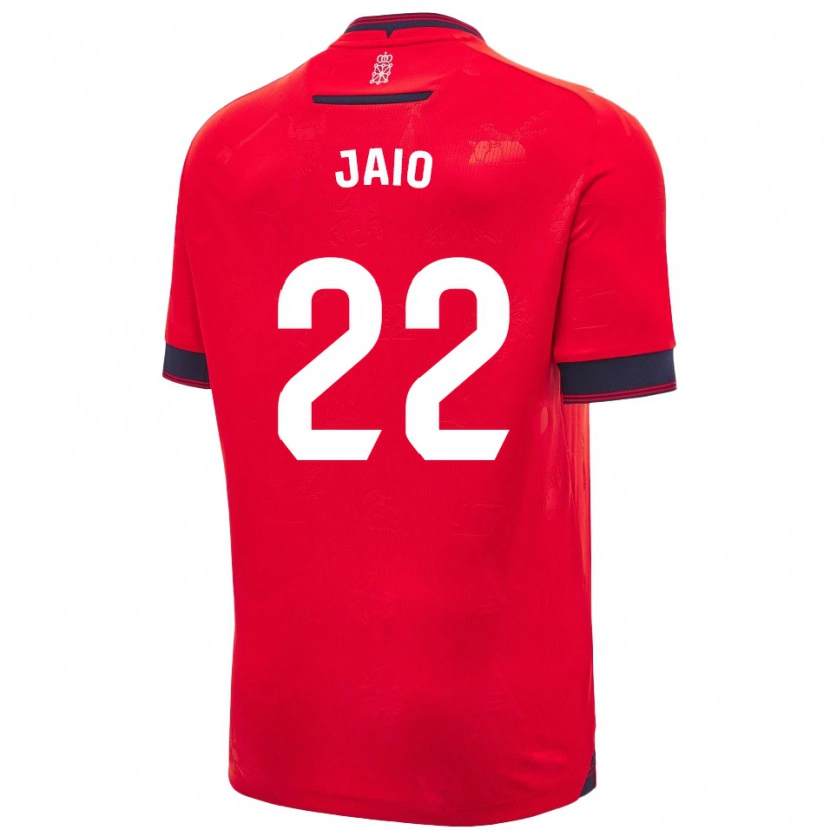 Danxen Kid Jaione Larraiotz Senosiain #22 Red White Home Jersey 2024/25 T-Shirt