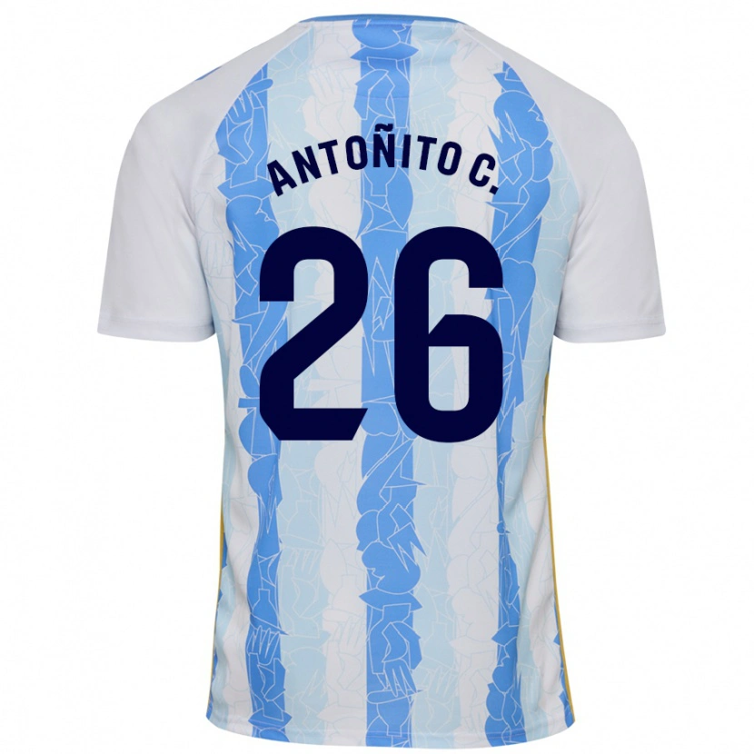 Danxen Kid Antonio Cordero #26 White Blue Home Jersey 2024/25 T-Shirt