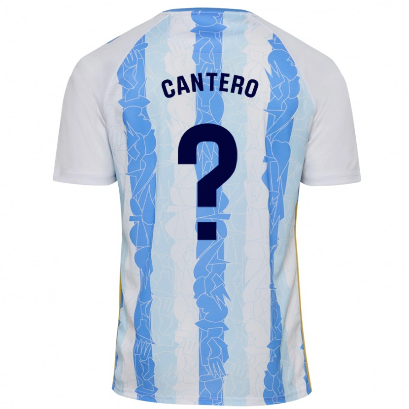 Danxen Kid José Cantero #0 White Blue Home Jersey 2024/25 T-Shirt